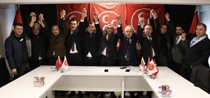 MHP Samsun'daki ilçe belediye başkan adaylarını tanıttı