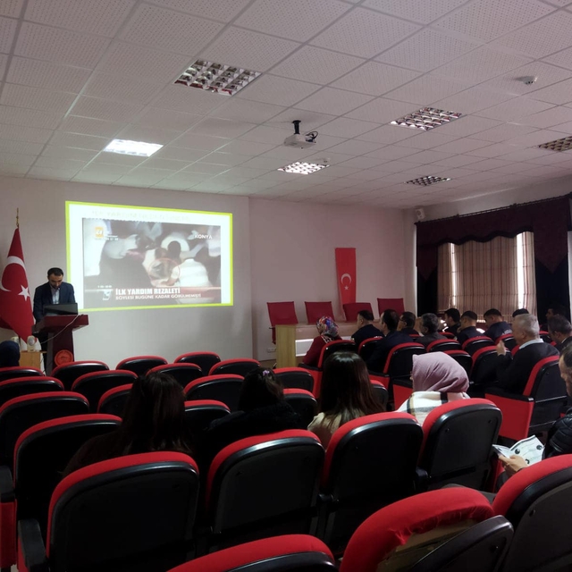 Ulaş'ta ilk yardım eğitimi verildi