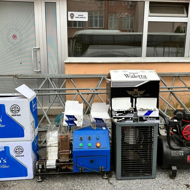 Kocaeli'de 26 bin makaron ele geçirildi