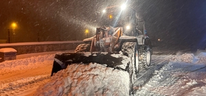 Kastamonu'nun yüksek kesimlerinde kar yağısı etkili oluyor