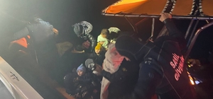 Ayvalık açıklarında 46 düzensiz göçmen kurtarıldı