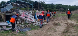 AFAD'dan Biga Belediyesi Arama Kurtarma Ekibine eğitim