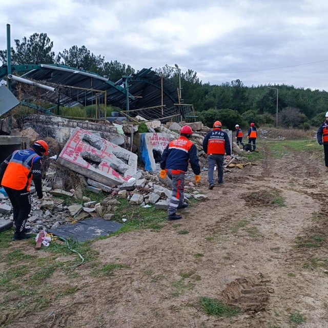 AFAD'dan Biga Belediyesi Arama Kurtarma Ekibine eğitim