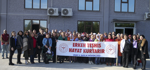 Uşak'ta fabrikalarda çalışan kadınlara eğitim