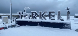 Sinop'ta bazı ilçelerde kar etkili oldu