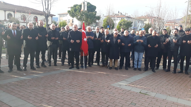 Taşova'da teröre tepki amacıyla basın açıklaması yapıldı