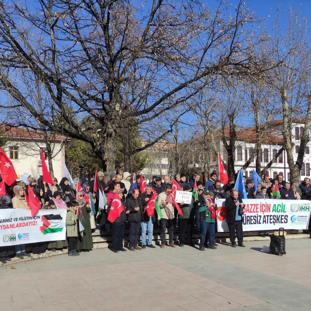 Çankırı'da terör saldırısı ve İsrail kınandı