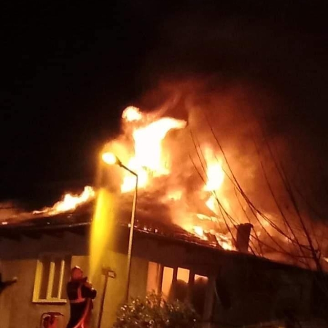 Aydın'da yanan ev kullanılmaz hale geldi