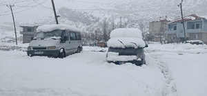 Şırnak'ta kar ve sis etkili oldu