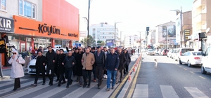 Şarkışla'da şehitler için yürüyüş düzenlendi 