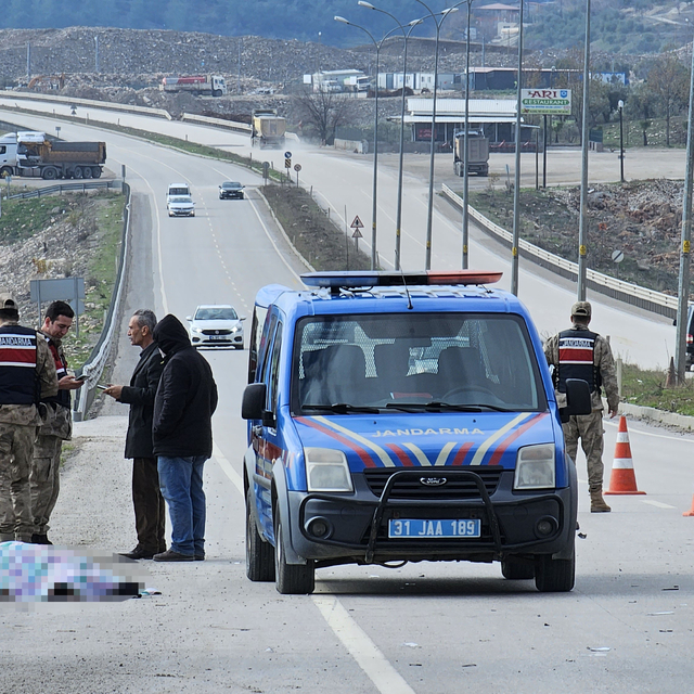 Hatay'da otomobilin çarptığı yaya öldü