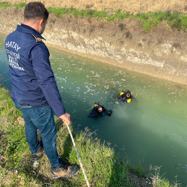 Hatay'da sulama kanalında erkek cesedi bulundu