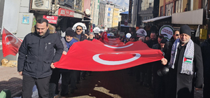 Artvin'de teröre ve İsrail'e tepki yürüyüşü gerçekleştirildi