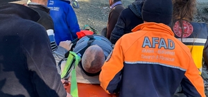 Isparta'da doğada yürürken düşerek yaralanan kişi kurtarıldı