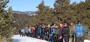 Doğaseverler, 2 bin 634 metre yükseklikteki Bayraktepe'de şehitleri andı