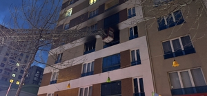 Kayseri'de 14 katlı binada çıkan yangında 7 kişi dumandan etkilendi