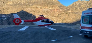 Gümüşhane'de entübe edilen Erva, tedavi için Ankara´ya uçtu