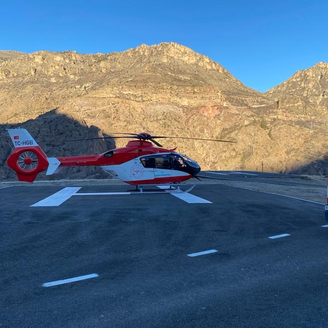 Gümüşhane'de entübe edilen Erva, tedavi için Ankara´ya uçtu