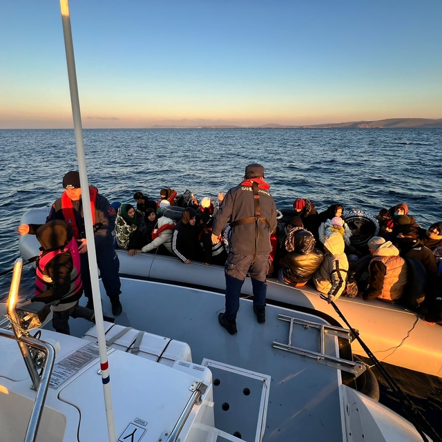 İzmir'de 60 düzensiz göçmen yakalandı