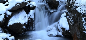 Trabzon'da Altındere Vadisi karla kaplandı