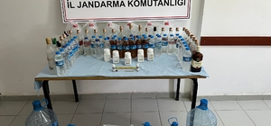 Amasya'da 105 litre sahte içki ele geçirildi