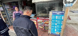 Amasra'da zabıtadan fiyat listesi denetimi