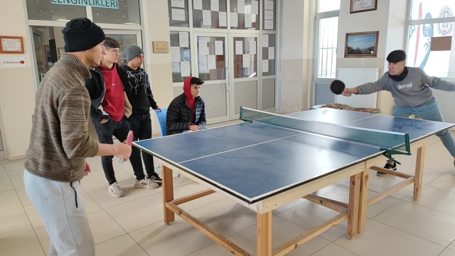 Sincik'te masa tenisi turnuvası düzenlendi