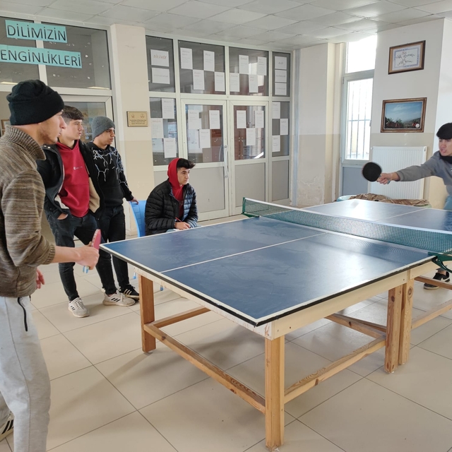 Sincik'te masa tenisi turnuvası düzenlendi