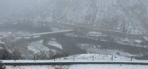 Tunceli'de kar yağışı