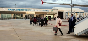 Amasya Merzifon Havalimanı'ndan 2023 yılında 131 bin 513 yolcu uçtu