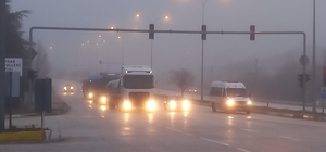 Afyonkarahisar'da sis etkili oldu