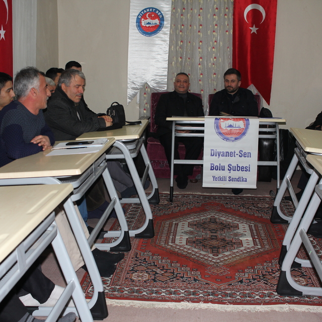 Diyanet-Sen Mudurnu İlçe Başkanlığına Eyüp Acar seçildi