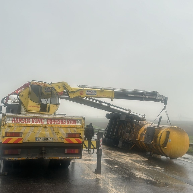 Gaziantep'te meydana gelen trafik kazasında 1 kişi yaralandı
