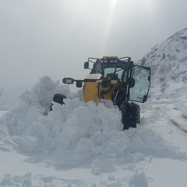 Bingöl´de 91 köy yolu kardan kapandı