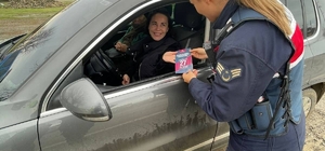 Edirne'de jandarmanın bilgilendirme faaliyetleri sürüyor