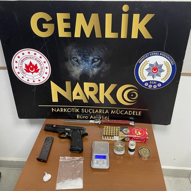 Gemlik'te uyuşturucu ticareti şüphelisi tutuklandı