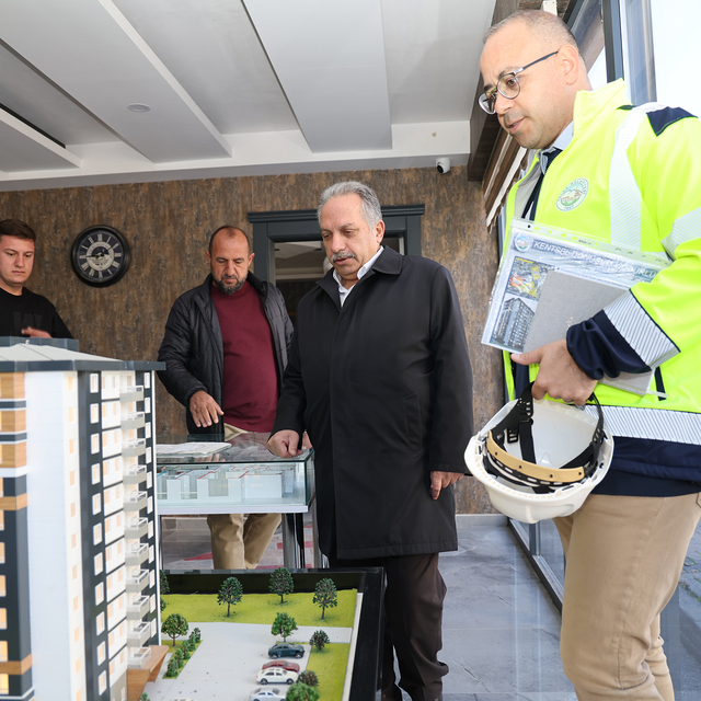 Talas'ta Kentsel Dönüşüm Projesinin ilk etabı için 20 Ocak'ta kura çekilece...