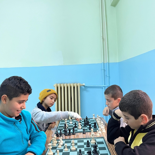 Hasankeyf'te satranç turnuvası düzenlendi