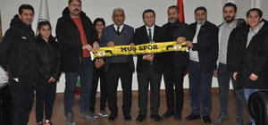 Muş ASKF Başkanı Türkan, Kaymakam Ocak'ı ziyaret etti