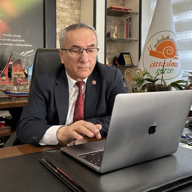 Gerze Belediye Başkanı Şensoy, AA'nın "Yılın kareli" oylamasına katıldı