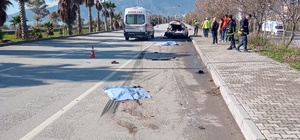 Antalya'da beton mikserinin çarptığı kişi öldü
