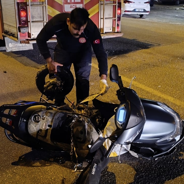 Mardin'de cip ile çarpışan motosikletin sürücüsü ağır yaralandı