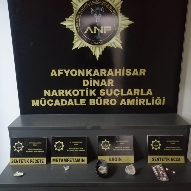 Afyonkarahisar'da uyuşturucu operasyonunda 1 kişi tutuklandı
