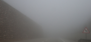 Tokat'ta sis etkili oldu