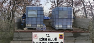 Ormanda 2 bin 200 litre sahte içki ele geçirildi