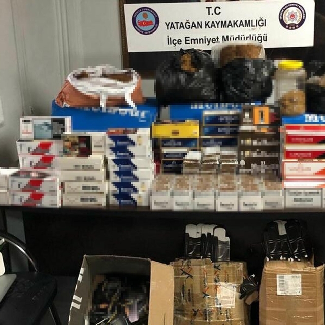 Muğla´da 15 bin kaçak makaron ele geçirildi