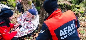 Karabük'te kaybolan Alzheimer hastası 1 gün sonra ormanlık alanda bulundu