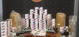 Yalova'da 12 bin 980 dolu makaron ele geçirildi