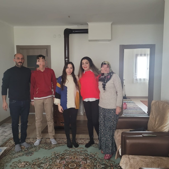 Kale'de öğretmenler velileri ziyaret etti