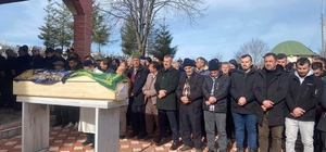 Fabrika inşaatındaki göçükte ölen işçi, toprağa verildi